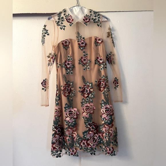 Marchesa ready to wear evening embroidered dress, size 2-4 - Picture 2 of 9